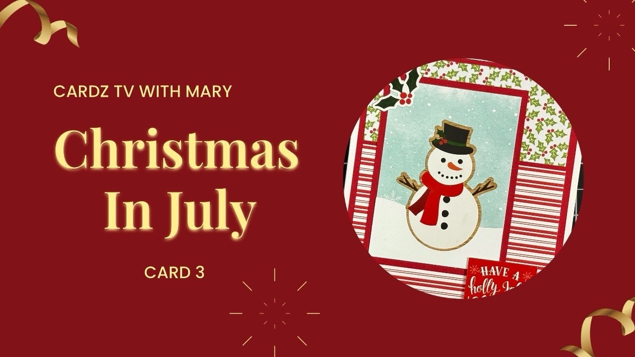 CHRISTMAS IN JULY CARD THREE || CUTE, QUICK & EASY - YouTube