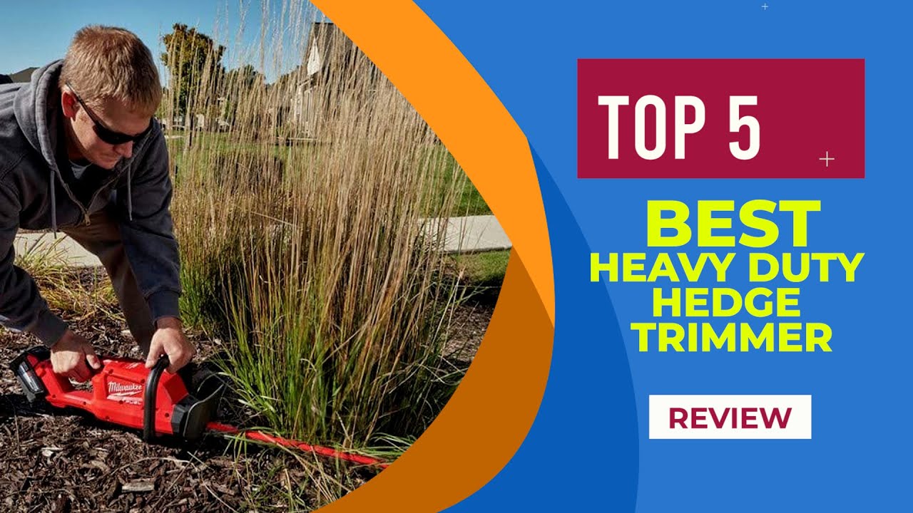 The 5 Best Heavy Duty Hedge Trimmers to Buy in 2025 | Reviews |  Best Commercial Hedge Trimmers
