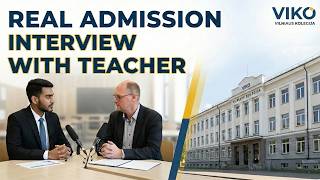 REAL VIKO Admission Interview 2026 | Vilniaus Kolegija Lithuania Full Interview | Study In Lithuania