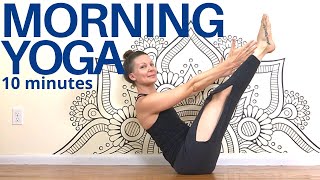 10 MIN SUNRISE YOGA FOR ENERGY | Morning Yoga Stretch | Tina's Yoga Room