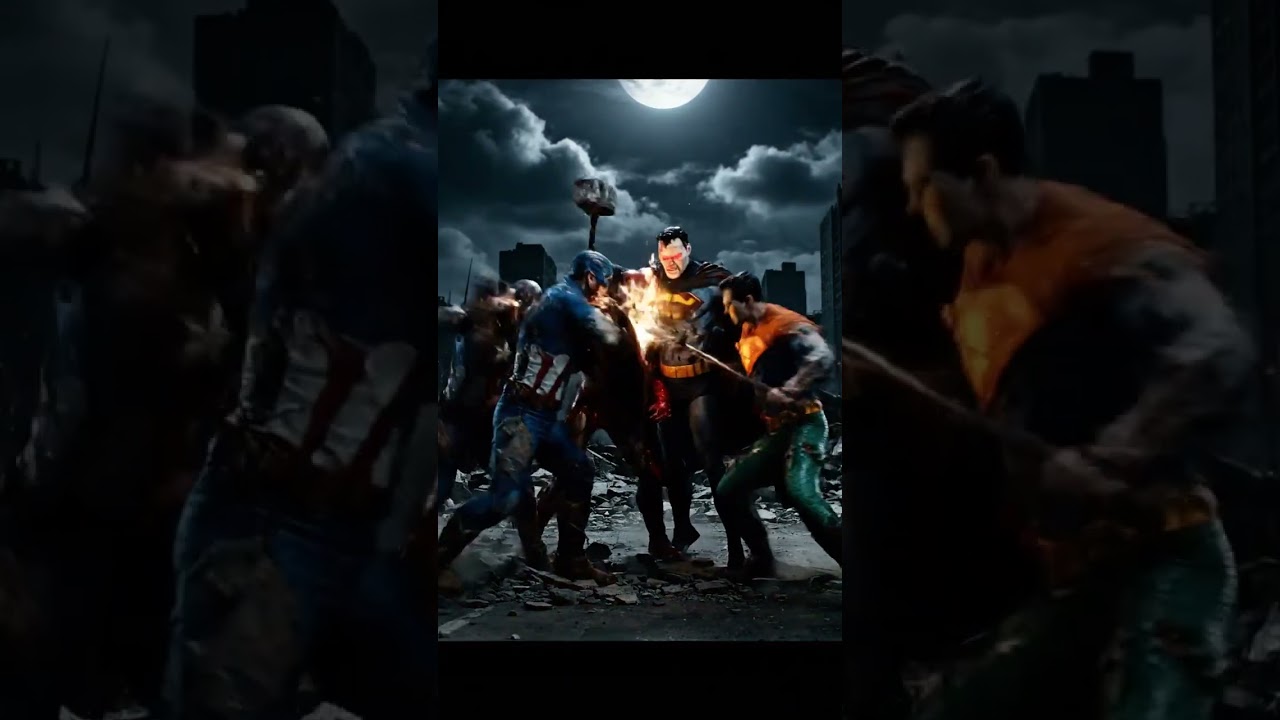 zombie avengers vs zombie super man 