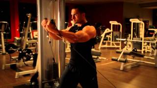 Chest training - lower pulley cable crossovers - SFD Exercise Atlas screenshot 5