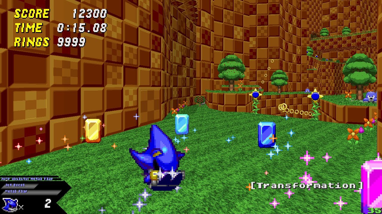 Sonic Robo Blast 2 - Cosmic Metal Sonic (or Cosmetal) 