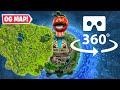 360° OG Season 1 Map in VR  | Fortnite Time Machine