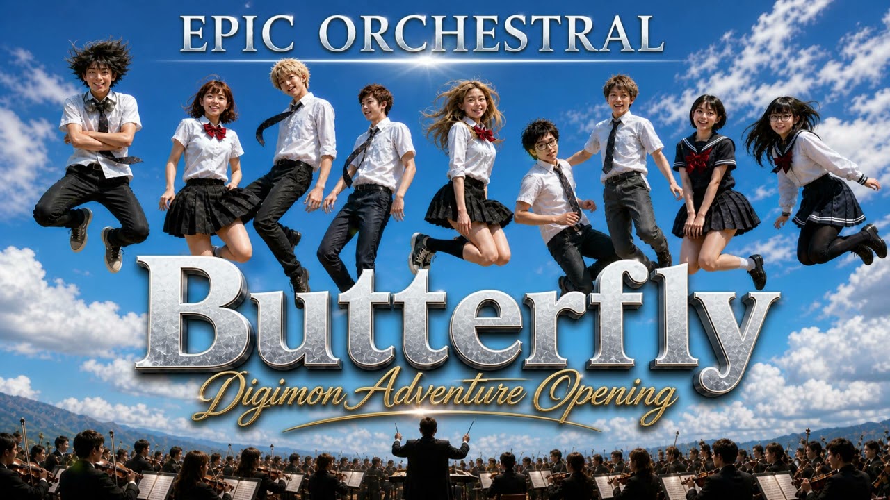 デジモン「Butter-Fly」– Digimon Adventure Opening | Epic Cinematic