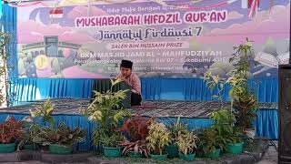 musabaqoh hafdzil Qur'an. Muhammad Raihan Nurhafidz.