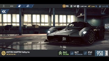 NFS No Limits | Aston Martin Valkyrie | Stage 5 Maxed