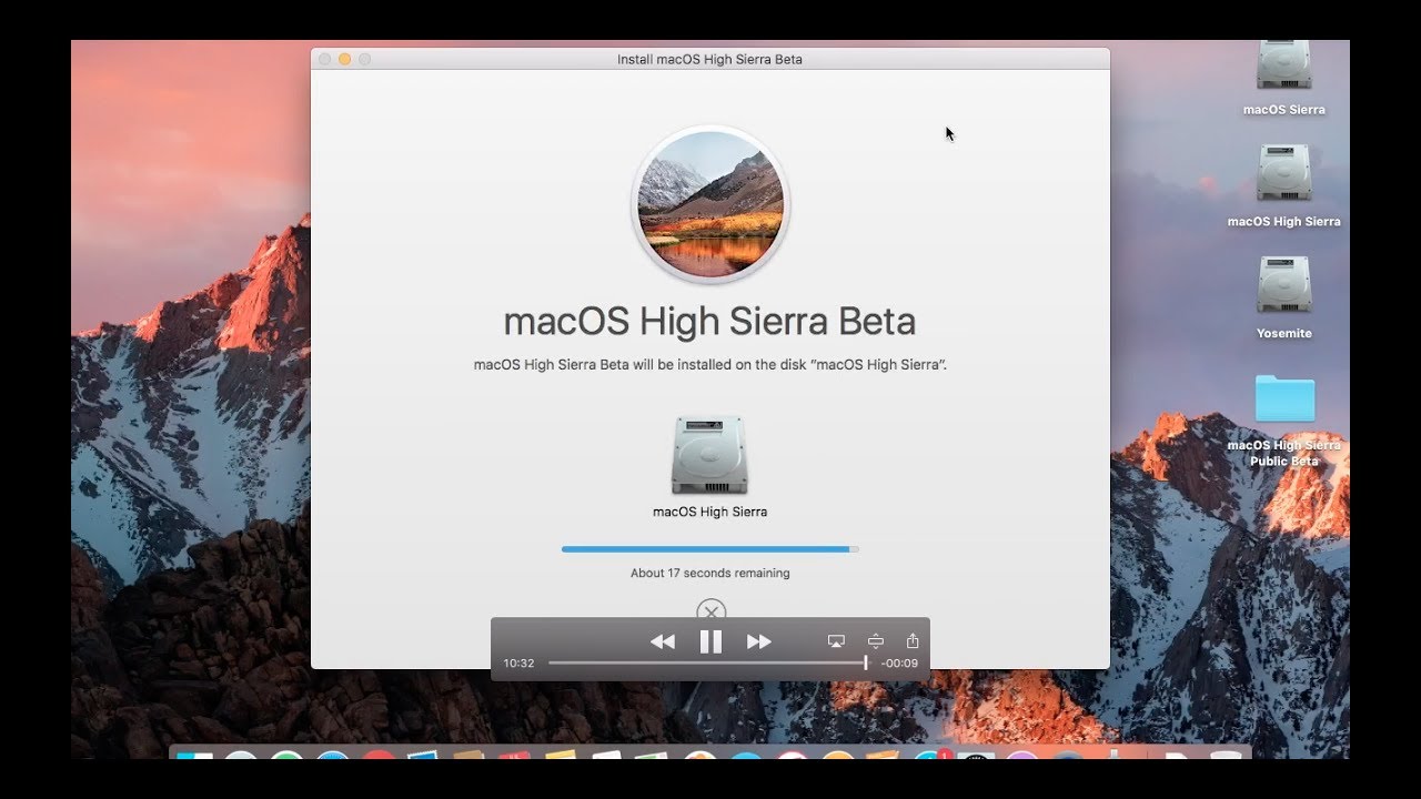 installazione high sierra