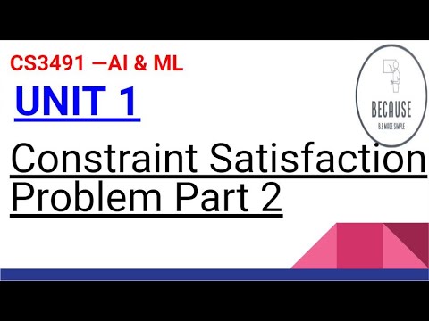 1.12.2 Constraint Satisfaction Problem Part 2 Tamil - YouTube