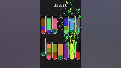 water sort puzzle - level 933