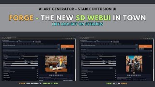 Forge WebUI | The new Stable Diffusion user interface in town #aiart