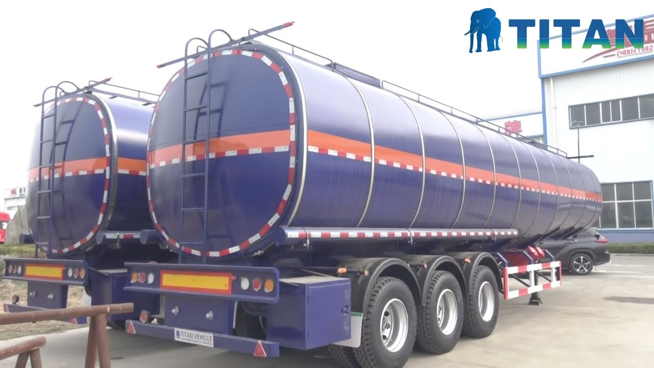 Stainless Steel Tanker Trailer for Sale In Ghana | What is the Length of a Fuel Tanker Trailer?