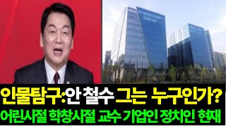 안철수 그는 누구인가? 교수 의사 기업인 정치인 직업도 다양했던 안철수국회의원의 출생 성장과정 학교 직업 정치입문 대통령후보