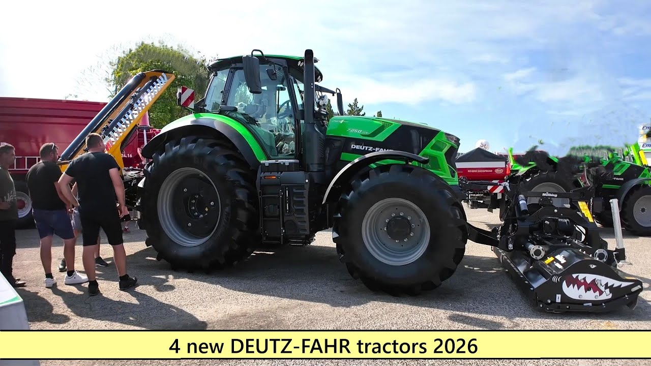 4 new DEUTZ FAHR tractors 2026