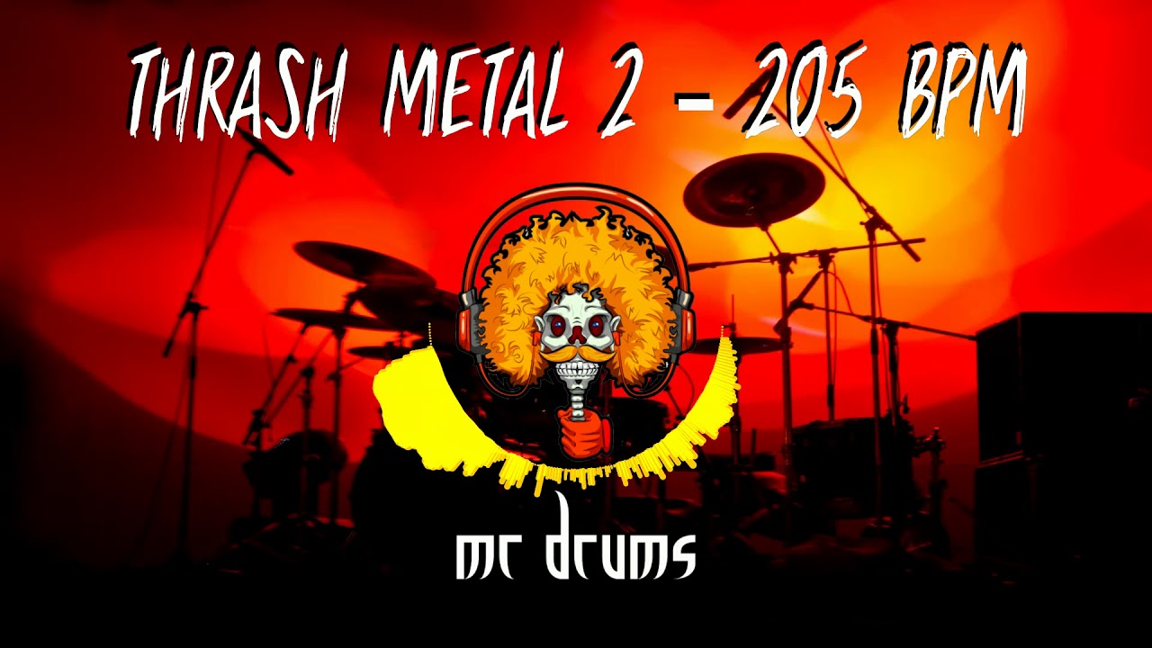 Thrash Metal 2 - 205 BPM | Backing Drums | Only Drums