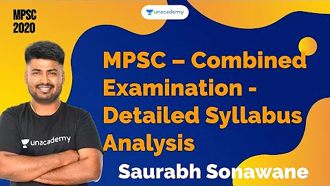 Combined Examination - Detailed Syllabus Analysis | MPSC 2020 | Saurabh Rajendra Sonawane