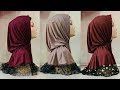 مشروع جد مربح💸حجاب رائع سهل في اللبس//diy Hijab easy to wear