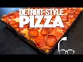 HOMEMADE DETROIT STYLE PEPPERONI PIZZA | SAM THE COOKING GUY