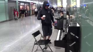 Coffee and Cigarette Dude Plays MEAN Piano chords