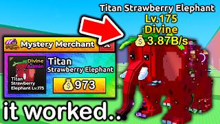Download Lagu Using MYSTERY MERCHANT For LEVEL 175 TITAN DIVINE BRAINROTS in Escape Tsunami For Brainrots MP3