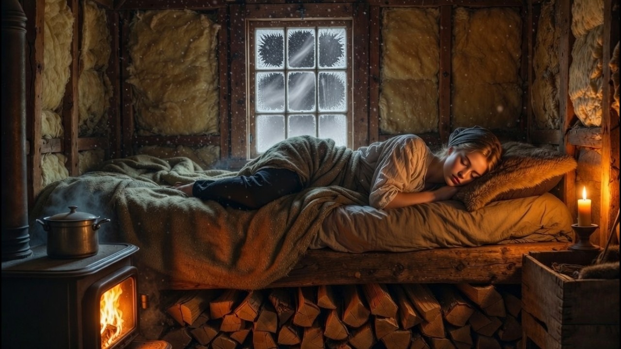 She Hid Wool and Firewood Inside Her Cabin—Not Knowing It Saved Her When an Ice Cold Blizzard Strike