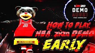 HOW TO DOWNLOAD NBA 2K20 DEMO EARLY *NOT CLICKBAIT* 💯‼️‼️ KEYY