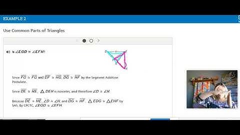 Lesson 4 6   Congruence of Overlapping Triangles- Savvas enVision Geometry Tutorial