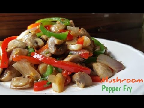 Mushroom Pepper Fry recipe | Easy recipes