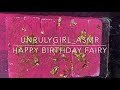 HBD Fairy! Asmr 12 Buttery Ader Gym Chalk Block W Holi Powder & Gold Flakes Sleep Aid Mental Health