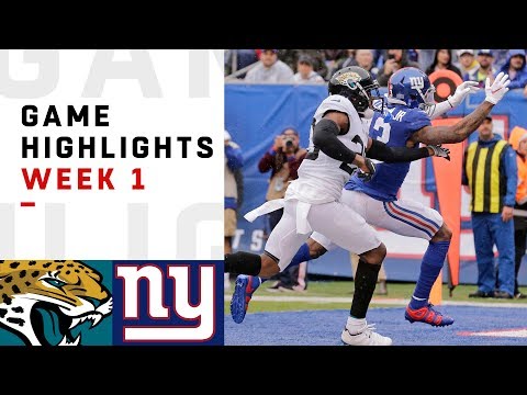 Jaguars vs. Giants Week 1 Highlights | NFL 2018