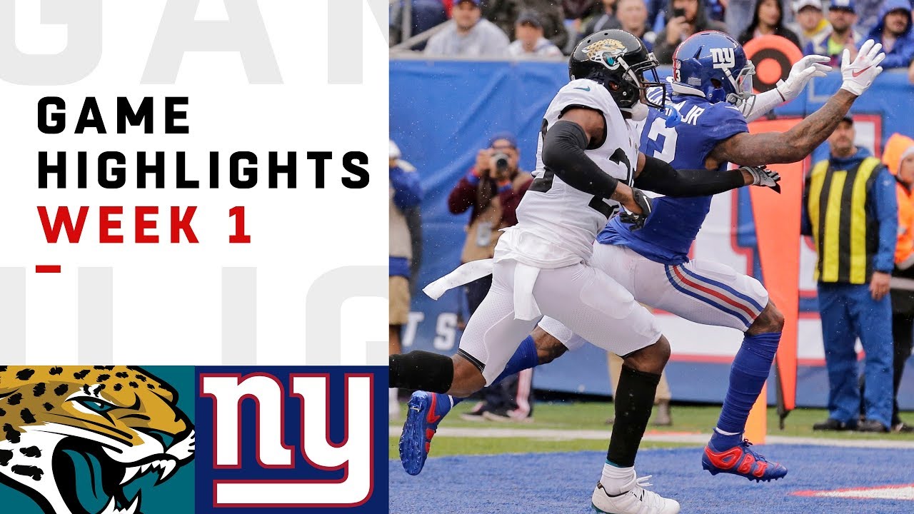 Jaguars vs. Giants Week 1 Highlights