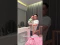 I have to be held by my dad if I don t sleep at night#Daiwa daily#Cute baby#A father takes