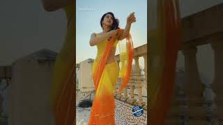 Sonarika Bhadoria Hot Yellow Saree Video  #sonarika  #hot