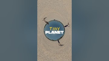 How I used the insta360 X5 to create this tiny planet effect in less than a minute