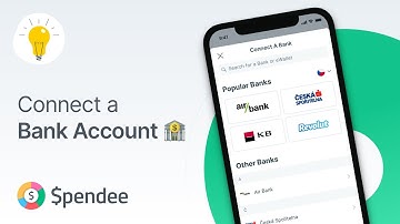How to Connect a Bank Account to SPENDEE App