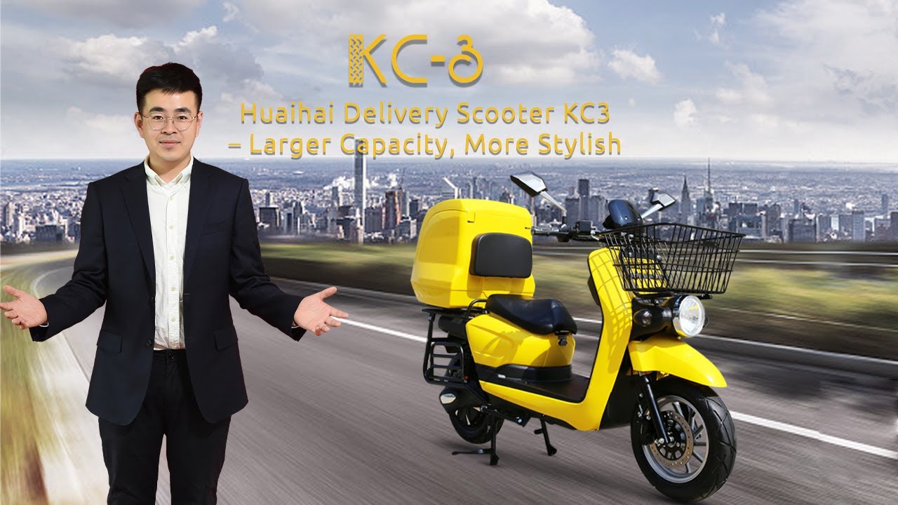 Huaihai Global LIve: Larger Capacity, More Stylish- Huaihai Delivery Scooter KC3