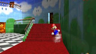 Super mario 64-Practice of the side BLJ (TAS)