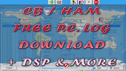 Radio Logging of QSO DX Skip Contacts on CB &  HAM Radio using DSP & Log Software FREE eSoftAnywhere