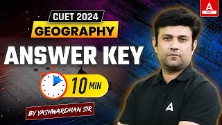 CUET Geography Answer Key 2024 | CUET Paper Analysis ✅ by CUET Adda247 8,615 views 3 days ago 10 minutes, 26 seconds