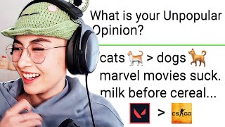 KYEDAE READS UNPOPULAR OPINIONS /W TWITCH CHAT