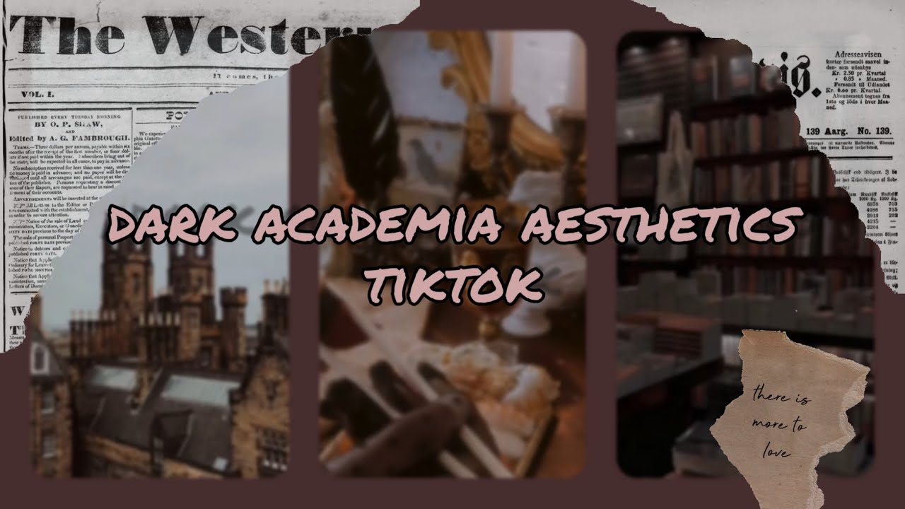 the best dark academia aesthetics TikTok - YouTube