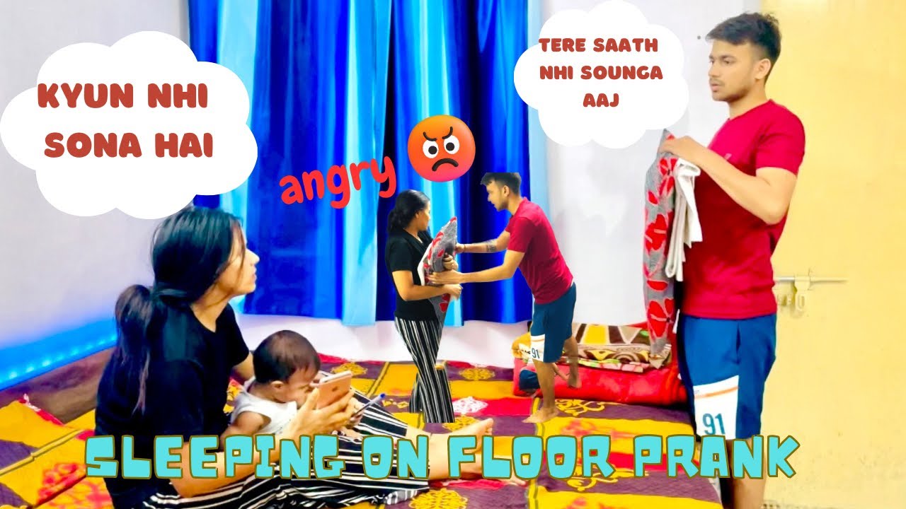 SLEEPING ON COUCH PRANK || PRANK ON WIFE || PRANK GONE WRONG@Mr.&.Mrs.Pandey #prankonwife