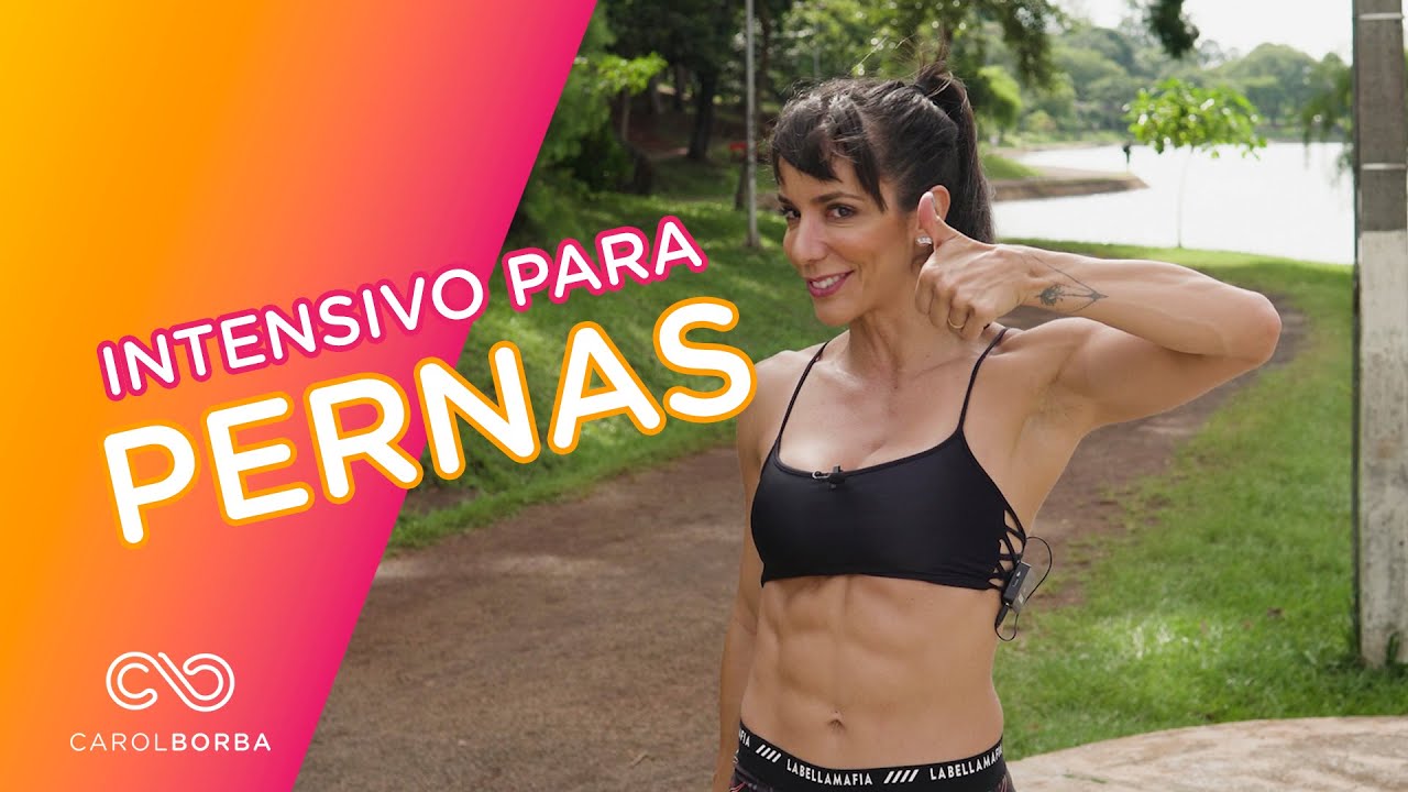 Aquele power treino intensivo para pernas! - Carol Borba