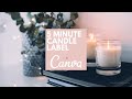 CREATE A CANDLE LABEL IN CANVA UNDER 5 MINUTES