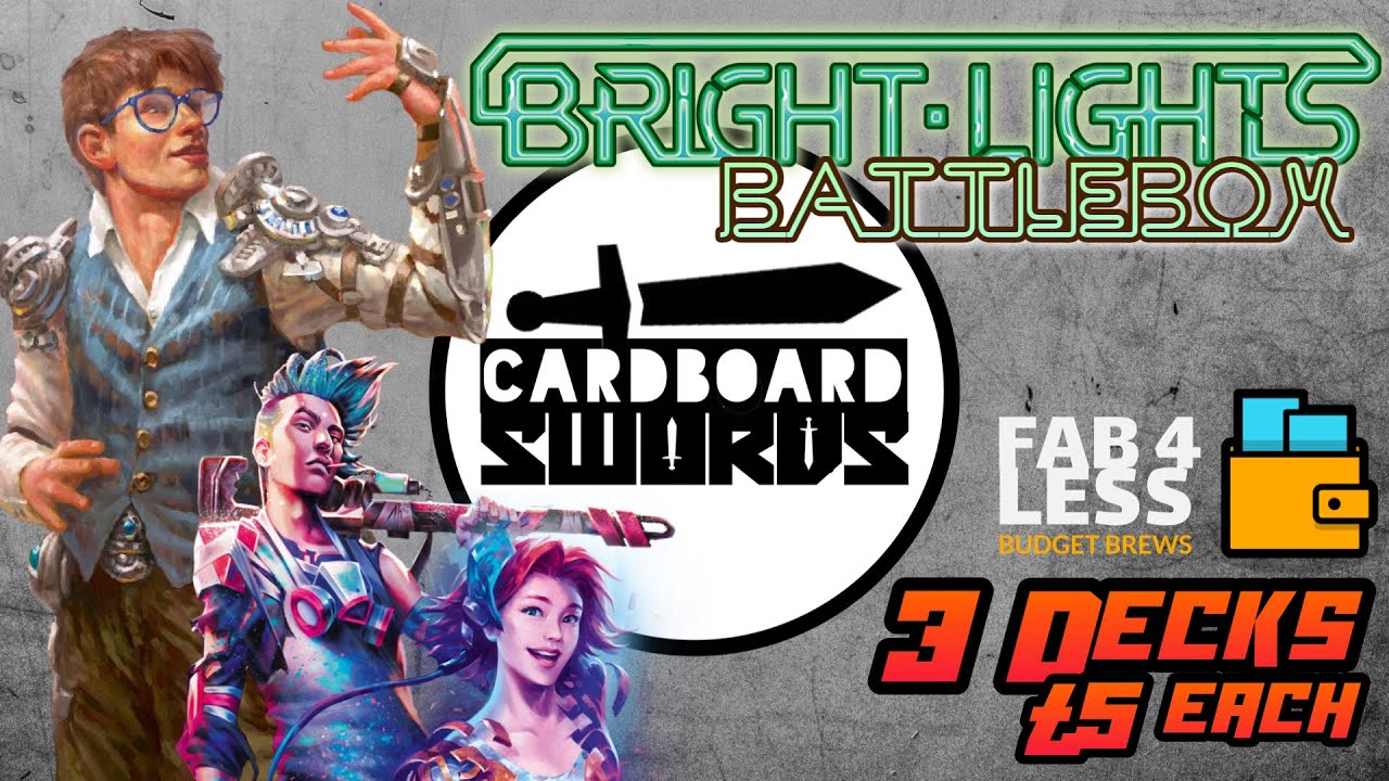 £5 TEKLOVOSSEN DECK TECH - Bright Lights Battlebox - FaB 4 Less ...