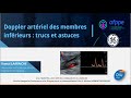 Chographie des doppler artriel des membres infrieurs  trucs et astuces manip to manip