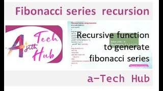 fibonacci series using recursion in c| malayalam