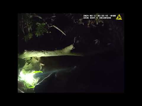 Florida Man Flees from police but can't outrun the radios and K9