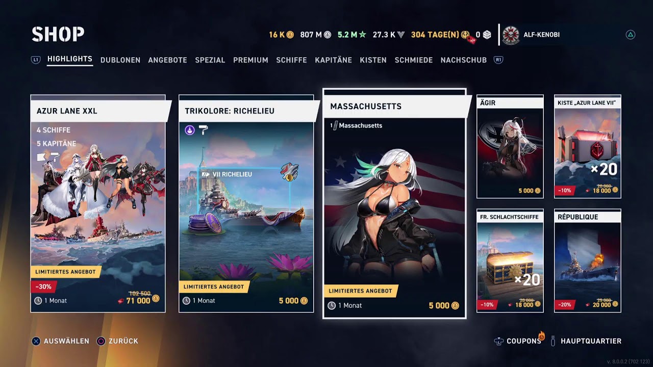 NEW CAMPAIGN  World of Warships Legends  ALF-KENOBI  alf_kenobi  Alf Kenobi