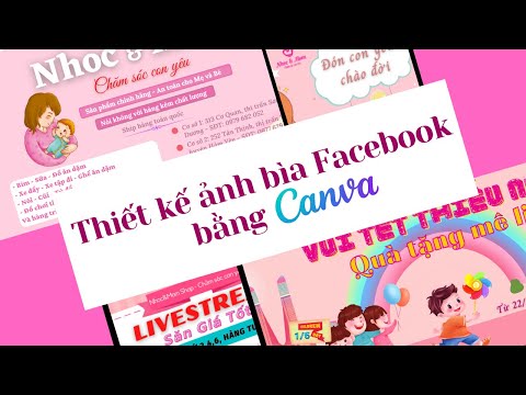 Thiết kế ảnh bìa facebook bằng Canva